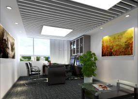 现代简约15平米办公室装修效果图