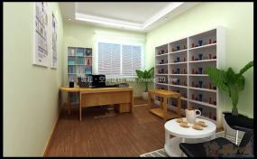 简约15平米办公室设计装潢图片