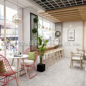 简约风格奶茶店装修图片