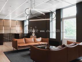 简约风格办公室30平米设计装修效果图片
