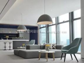 简约风格办公室30平米装潢效果图