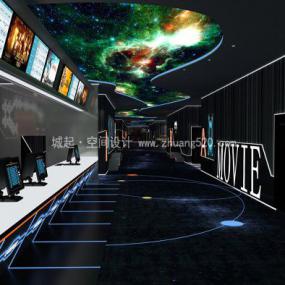 简约风格电影院设计装饰图