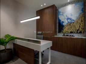 大气简约风格办公室设计装饰图