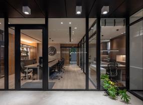 大气简约风格办公室设计装修效果图