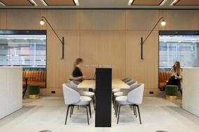 大气简单风格办公室设计装饰效果图