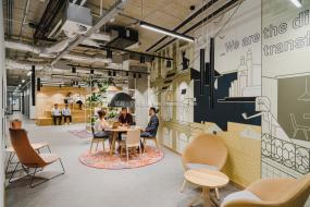 舒适经济风格办公室设计装饰效果图