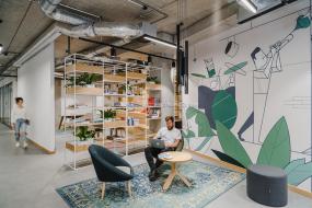 舒适经济办公室装修设计效果图