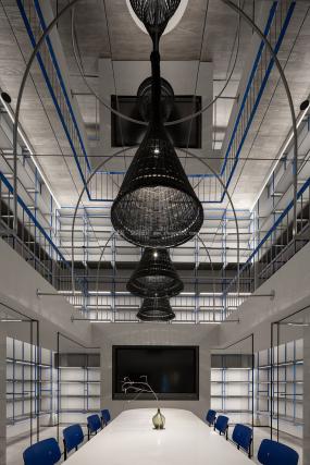 柔和风格办公室装饰设计效果图