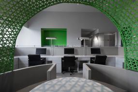 柔和风格办公室设计装修效果图