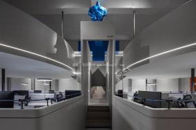 柔和风格办公室设计装修效果图片