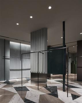 简约风格服装店装修实景图片