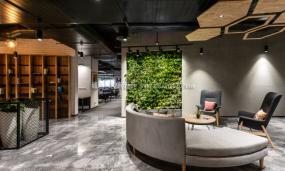 个性简约风格办公室设计装饰效果图