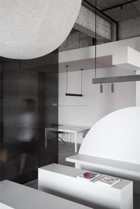 轻快风格办公室装修装潢效果图