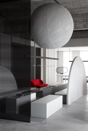 轻快风格办公室装修效果图片