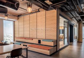 轻快风格办公室设计装饰效果图