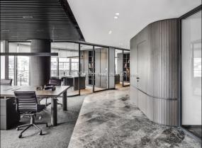 轻快风格办公室设计效果图