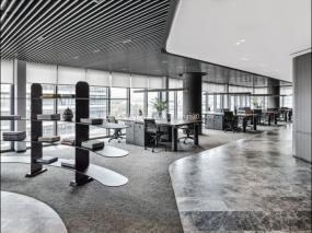 轻快风格办公室装饰设计效果图