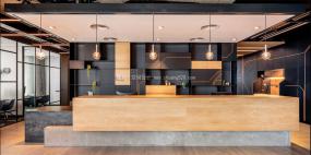 轻快风格办公室设计装饰图