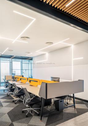 最新轻快风格办公室设计装饰效果图