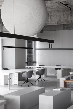 轻快风格办公室装修图片