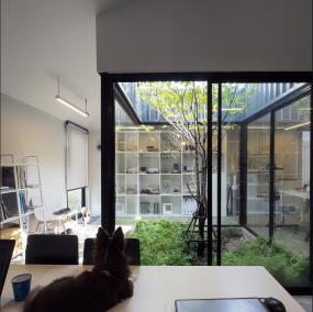 简约工业风格办公室装修效果图