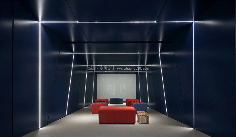 最新日式简约风格办公室设计装饰效果图