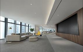 日式简约风格办公室装潢设计效果图片