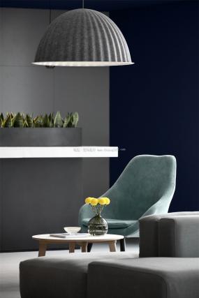 日式简约风格办公室装修实物图片