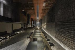 简约风格餐饮店装修装潢效果图