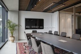 工业简约风格办公室装潢效果图