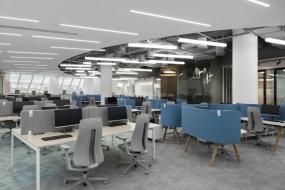 简约创意风格办公室装修设计效果图片