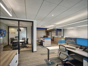 简约创意风格办公室装修高清效果图