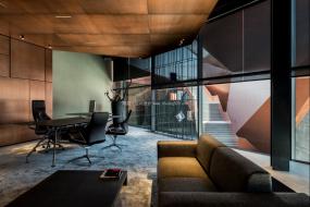 高档风格办公室设计装修效果图片