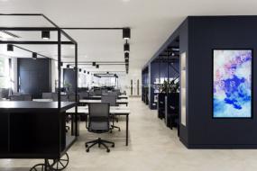 欧式简约风格办公室装修实物图片