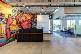 欧式简约风格办公室装修高清效果图