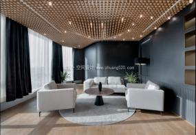 日式风格办公室装潢效果图