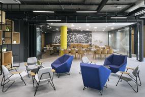 日式风格办公室装潢效果图片