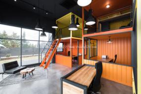 高档大气风格办公室装修效果图