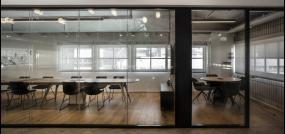 欧式简约风格办公室设计效果图