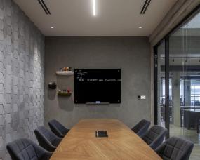 欧式简约风格办公室设计装饰效果图