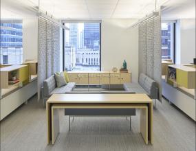 办公室室内布置效果图