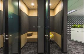 现代简约办公室天花吊顶装饰图片大全