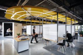 后现代设计风格小办公室吊顶装修图片