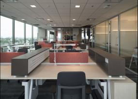 大办公室吊顶装修设计效果图图片