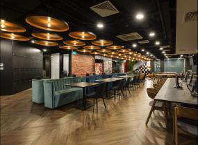 50平办公室室内吊顶装修效果图2018图片