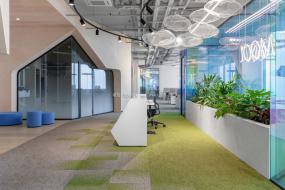 2018现代办公室吊顶装修效果实景图片