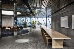 现代办公室风格台灯装修设计效果图片