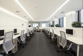 办公室装饰设计效果图案例