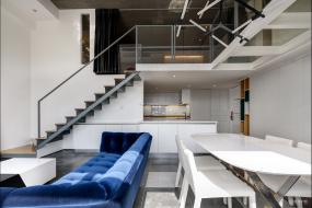 公司过道简约吊顶装修效果图片