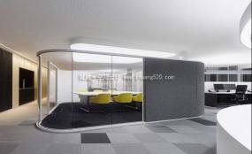 办公室过道装修实景图片